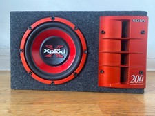 Sony xplod aw200x for sale  LONDON