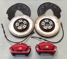 Usado, Conjunto de pinça de freio dianteiro Audi S3 8V Golf GTi R Mk7 Mk7.5 8V.5 340mm rotor de disco comprar usado  Enviando para Brazil