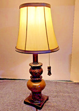Table lamp ivory for sale  Belington
