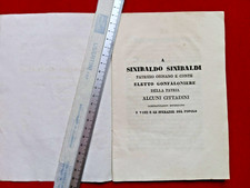 Sinibaldo sinibaldi conte usato  Filottrano