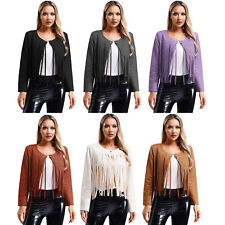 Women jacket fringe for sale  Shipping to Ireland