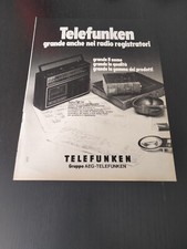 1979 telefunken bajazzo usato  Romallo
