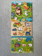 Holzspielzeuge steckpuzzle sch gebraucht kaufen  Hammersbach
