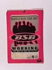 Backstreet Boys Backstage Pass All Access Stage Hand Black & Blue Tour 2001 comprar usado  Enviando para Brazil