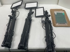 Pacote com 3 kits de iluminação LED para fotografia de vídeo com suporte para tripé regulável comprar usado Pacote com 3 kits de iluminação LED para fotografia de vídeo com suporte para tripé regulável comprar usado  Enviando para Brazil