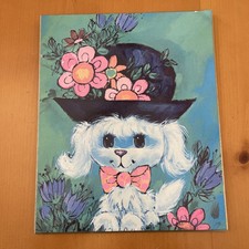 Fotos de arte de parede vintage retrô para cachorros kitsch MCM cores brilhantes anos 60-70 comprar usado  Enviando para Brazil