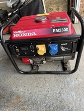 Honda generator em2300 for sale  STONEHOUSE