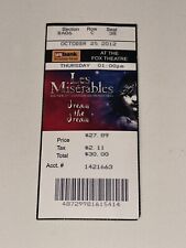 Les miserables broadway for sale  Minneapolis