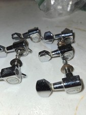 Logotipo ESP sintonizadores cromados máquinas de afinação teclas pinos em linha 6L guitarra elétrica direita comprar usado  Enviando para Brazil