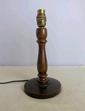 Vintage wooden lamp for sale  DUNDEE