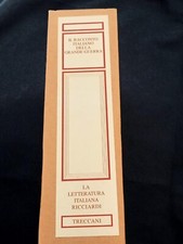 Letteratura italiana ricciardi usato  Gualdo Tadino
