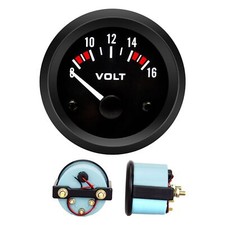 Voltímetro 12V para motocicleta de carro 8-16V LED voltímetro medidor de tensão 2" 52mm comprar usado  Enviando para Brazil