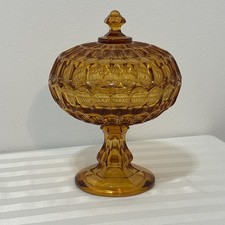 Fenton thumbprint amber for sale  Saint Cloud