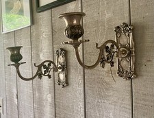 Vintage brass wall for sale  Carmel