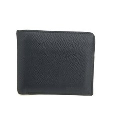 Carteira dobrável de couro com logotipo BURBERRY azul marinho/3BF0103 comprar usado  Enviando para Brazil