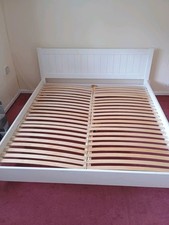 king white wooden bed for sale king white wooden bed for sale BOLTON