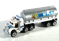 Usado, Micro Machines Semi Caminhão Azul Leite e Branco Vintage Modelo Escala Anos 80 comprar usado  Enviando para Brazil