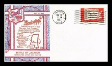 CUBIERTA DE ESTADOS UNIDOS BATALLA DE JACKSON MISSISSIPPI GUERRA CIVIL CENTENARIO BOERGER CACHÉT segunda mano  Embacar hacia Mexico