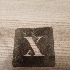 Vintage letter metal for sale  GRANTHAM