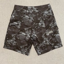 Shorts de carga AFTCO masculino 32 preto cinza camuflado desempenho pesca elástica ao ar livre comprar usado  Enviando para Brazil