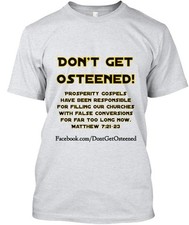 Usado, Camiseta Don't Get Osteened False Gospel Feita nos EUA Tamanho P a 5XL comprar usado  Enviando para Brazil