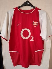 Arsenal shirt 2002 for sale  WOLVERHAMPTON