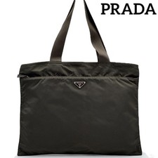Bolsa tote PRADA bolsa de ombro logotipo triângulo grande capacidade unissex, usado comprar usado  Enviando para Brazil
