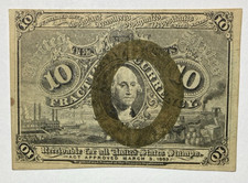1863 ten cent for sale  Port Orange