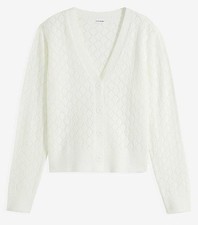 Kurze ajour strickjacke gebraucht kaufen  Deutschland