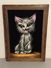 Vintage black velvet for sale  Lemont