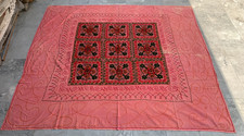 Colcha colorida bordada à mão antiga 7x7 pés artesanato 213x203cm comprar usado  Enviando para Brazil
