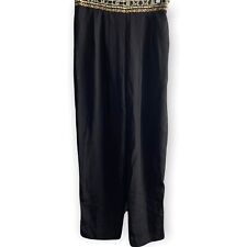 Calça Melrose Crop Leg Feminina 14 Preta Boho Casual Academia Cigana Hippie Antiga comprar usado  Enviando para Brazil
