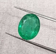 Esmeralda verde grama 2,57 ct com certificação GSI, pedra preciosa natural comprar usado  Enviando para Brazil