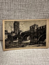 Cartolina verona ponte usato  Italia