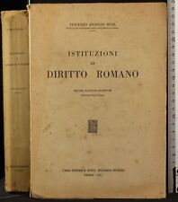 Istituzioni diritto romano. usato  Ariccia