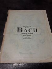 Joh.seb.bach concert partition d'occasion  Francaltroff