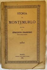Storia montemurlo anacleto usato  Foligno
