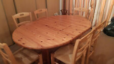 Ensemble table chaises d'occasion  Monthyon