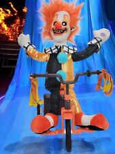 Gemmy Animado Palhaço Louco Andando em Trike Gemmy Música de Carnaval Assustadora Alto comprar usado  Enviando para Brazil