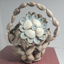 Handmade seashell basket for sale  Tustin