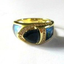 Magnifique bague plaqué d'occasion Magnifique bague plaqué d'occasion  Perros-Guirec