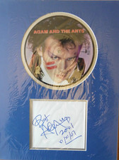 Adam ant autographed for sale  SOLIHULL