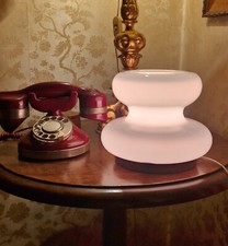 Lampada tavolo vetro usato  Ovada