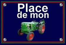 Plaque place tracteur d'occasion  Paris I