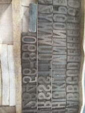 Letterpress wood type for sale  GRAVESEND