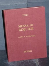 Verdi messa requiem. usato  Verona