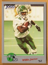 Willis Jacox 1992 Jogo CFL #146 Saskatchewan Roughriders Dakota do Norte comprar usado Willis Jacox 1992 Jogo CFL #146 Saskatchewan Roughriders Dakota do Norte comprar usado  Enviando para Brazil