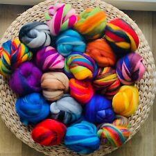 Filzwolle multicolor kammzug gebraucht kaufen  Mellingen