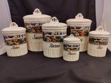 1930 french canisters for sale  BILSTON