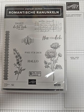 Stampin romatische ranunkeln gebraucht kaufen  Biberach an der Riß